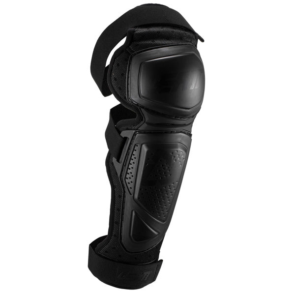 Detailed product image of Leatt, EXT Knee & Shin Guard in Fuel/Black, Colors: Black, Flint, Fuel/Black, White/Black, Sizes: L/XL, S/M, SKU: 5022141261