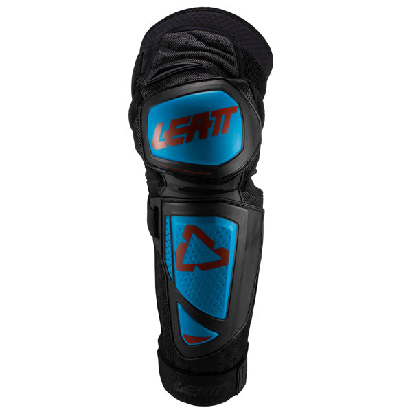 Image showing Leatt, EXT Knee & Shin Guard in Fuel/Black, Colors: Black, Flint, Fuel/Black, White/Black, Sizes: L/XL, S/M, SKU: 5022141261