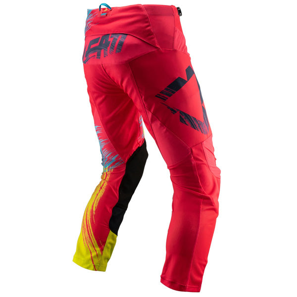 Detailed product image of Leatt, GPX 2.5 Junior Pant (Youth) in Red/Lime, Colors: Black, Ink/Red, Red/Lime, Sizes: 18-26, SKU: 5019023264