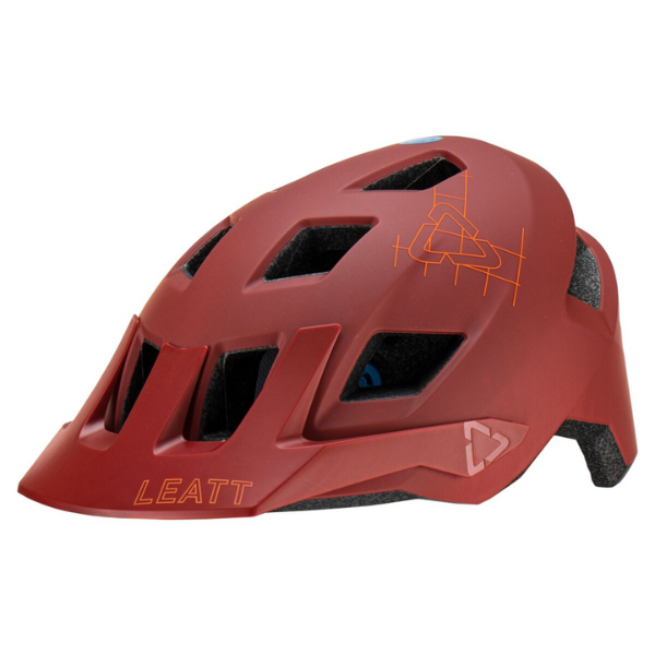 Studio product image of Leatt, V23 AllMtn 1.0 Helmet (MTB) Mountain Bike in Pine, Colors: Lava, Peach, Pine, Pistachio, Stealth, Titanium, Sizes: LG, MD, SM, SKU: 1023015850