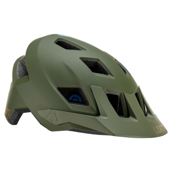 Product photo showing Leatt, V23 AllMtn 1.0 Helmet (MTB) Mountain Bike in Stealth, Colors: Lava, Peach, Pine, Pistachio, Stealth, Titanium, Sizes: LG, MD, SM, SKU: 1023015850