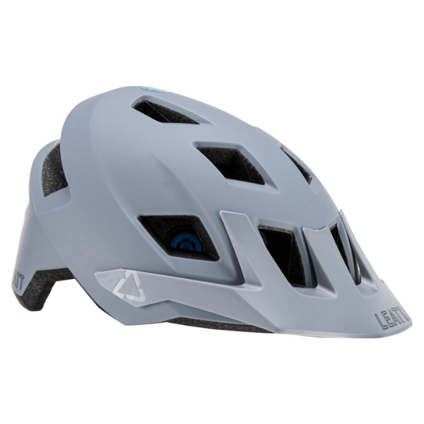 Detailed product image of Leatt, V23 AllMtn 1.0 Helmet (MTB) Mountain Bike in Titanium, Colors: Lava, Peach, Pine, Pistachio, Stealth, Titanium, Sizes: LG, MD, SM, SKU: 1023015850