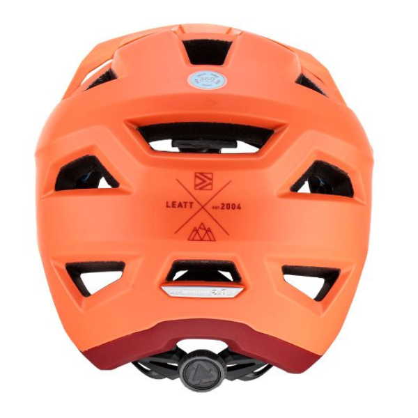 Product photo showing Leatt, V23 AllMtn 2.0 Helmet (MTB) Mountain Bike, Colors: Flame, Lava, Peach, Pine, Pistachio, Stealth, Sizes: LG, MD, SM