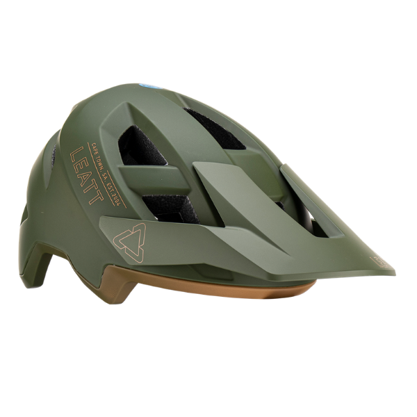 Detailed product image of Leatt, V23 AllMtn 2.0 Helmet (MTB) Mountain Bike in Pine, Colors: Flame, Lava, Peach, Pine, Pistachio, Stealth, Sizes: LG, MD, SM