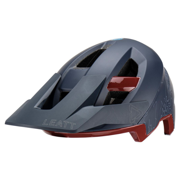 Detailed product image of Leatt, V23 AllMtn 3.0 Helmet (MTB) Mountain Bike in Shadow, Colors: Lava, Pine, Shadow, Stealth, Sizes: LG, MD, SM, SKU: 1023015252