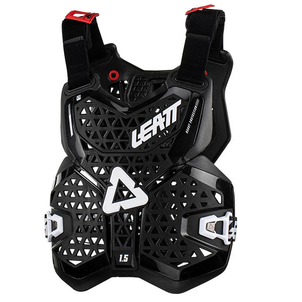 Detailed product image of Leatt, 1.5 Chest Protector in White, Colors: Black, White, SKU: 5023050800