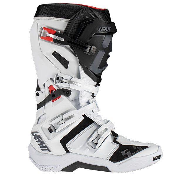 Detailed product image of Leatt, 5.5 Flexlock Boots in Forge, Colors: Black, Forge, Red, White, Sizes: 7-13, SKU: 3023050102