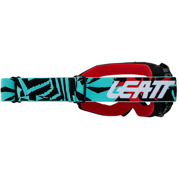 Product photo showing Leatt, Velocity 4.5 Goggle, Colors: Black Light Grey, Citrus Clear, Fuel Clear, White Clear