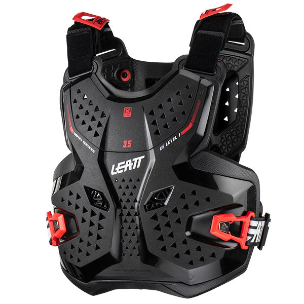 Product image of Leatt, 3.5 Jr Chest Protector (Youth), Colors: Black/Red, Orange/Black, Sizes: Y-LG/Y-XL