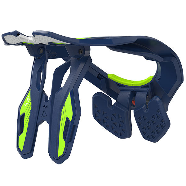Product photo showing Leatt, 4.5 Neck Brace in Blue, Colors: Blue, Camo, Citrus, Red, Stealth, Sizes: 2-2, SKU: 1023050100