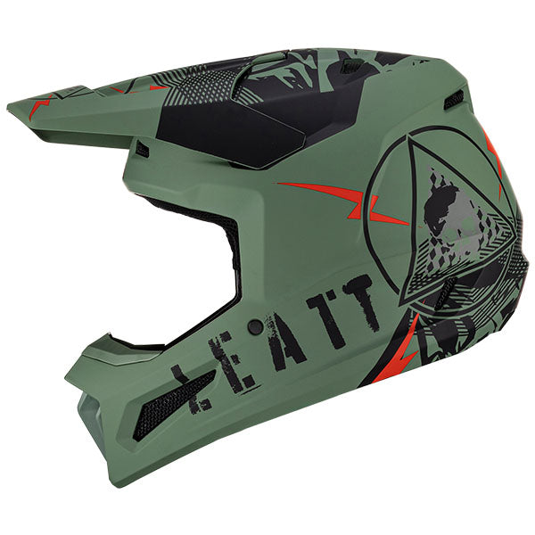 Product image of Leatt, Moto 2.5 V23 Helmet in Cactus, Colors: Cactus, Fuel, Indigo, Lime, Royal, Stealth, Sizes: 2-2, SKU: 1023011250
