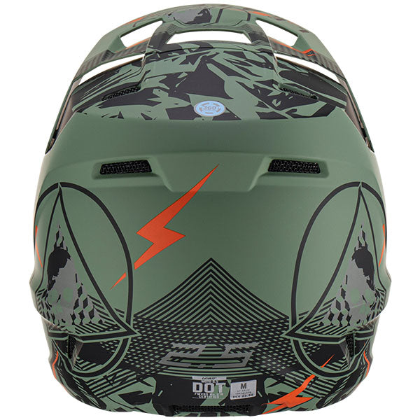 Product photo showing Leatt, Moto 2.5 V23 Helmet in Cactus, Colors: Cactus, Fuel, Indigo, Lime, Royal, Stealth, Sizes: 2-2, SKU: 1023011250