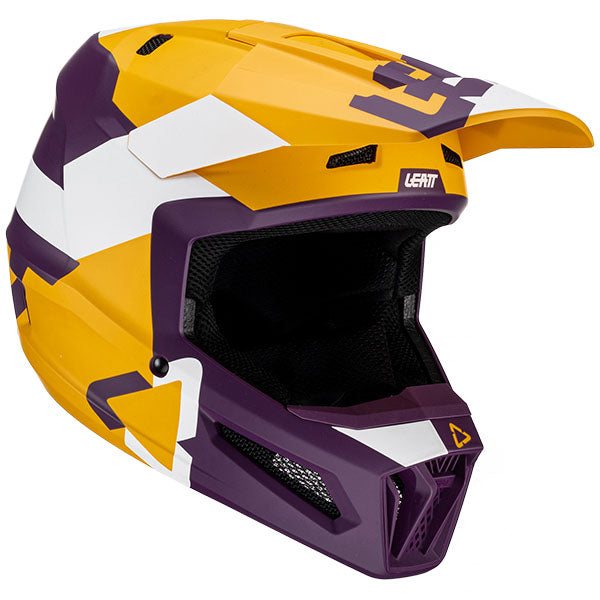 Product image of Leatt, Moto 2.5 V23 Helmet in Indigo, Colors: Cactus, Fuel, Indigo, Lime, Royal, Stealth, Sizes: 2-2, SKU: 1023011250