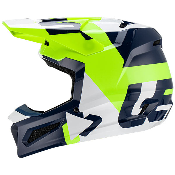 Studio product image of Leatt, Moto 2.5 V23 Helmet in Lime, Colors: Cactus, Fuel, Indigo, Lime, Royal, Stealth, Sizes: 2-2, SKU: 1023011250