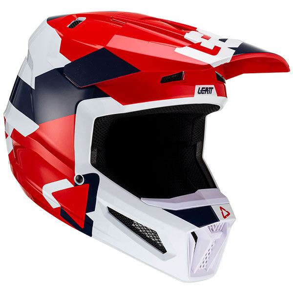 Product image of Leatt, Moto 2.5 V23 Helmet in Lime, Colors: Cactus, Fuel, Indigo, Lime, Royal, Stealth, Sizes: 2-2, SKU: 1023011250