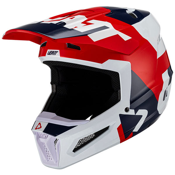 Product image of Leatt, Moto 2.5 V23 Helmet in Royal, Colors: Cactus, Fuel, Indigo, Lime, Royal, Stealth, Sizes: 2-2, SKU: 1023011250