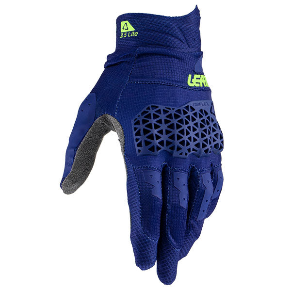 Detailed product image of Leatt, Moto 3.5 Lite Gloves in LG, Colors: 2XL, LG, MD, SM, XL, Sizes: Blue, Lime, SKU: 6023040251