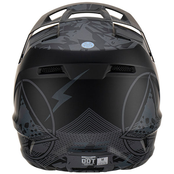 Product photo showing Leatt, Moto 2.5 V23 Helmet in Stealth, Colors: Cactus, Fuel, Indigo, Lime, Royal, Stealth, Sizes: 2-2, SKU: 1023011250