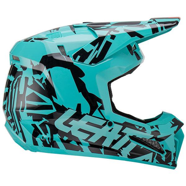 Studio product image of Leatt, Moto 3.5 V23 Jr Helmet (Youth) in Fuel, Colors: Fuel, Indigo, Stealth, Zebra, Sizes: Y-LG, Y-MD, SKU: 1023011651