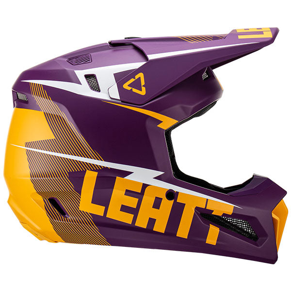 Product image of Leatt, Moto 3.5 V23 Jr Helmet (Youth), Colors: Fuel, Indigo, Stealth, Zebra, Sizes: Y-LG, Y-MD, SKU: 1023011651