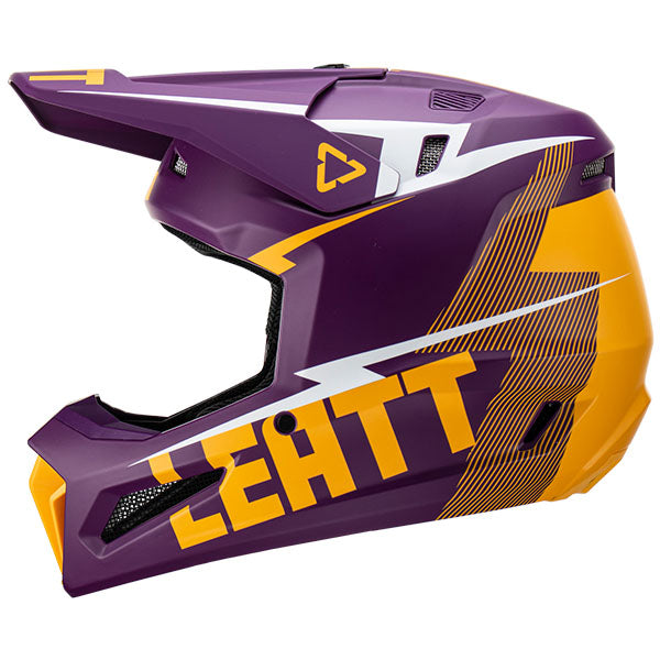 Image showing Leatt, Moto 3.5 V23 Jr Helmet (Youth), Colors: Fuel, Indigo, Stealth, Zebra, Sizes: Y-LG, Y-MD, SKU: 1023011651