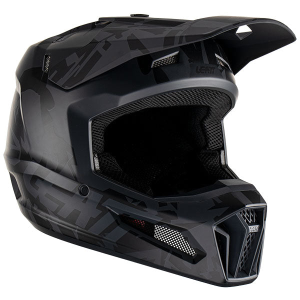 Studio product image of Leatt, Moto 3.5 V23 Jr Helmet (Youth), Colors: Fuel, Indigo, Stealth, Zebra, Sizes: Y-LG, Y-MD, SKU: 1023011651