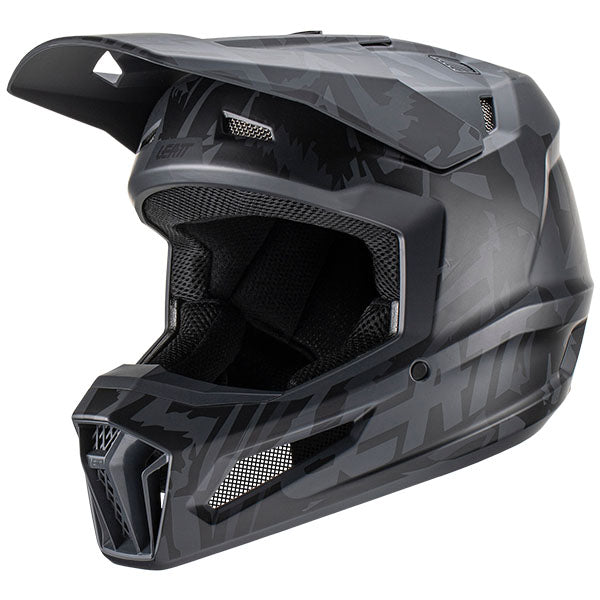 Image showing Leatt, Moto 3.5 V23 Jr Helmet (Youth), Colors: Fuel, Indigo, Stealth, Zebra, Sizes: Y-LG, Y-MD, SKU: 1023011651