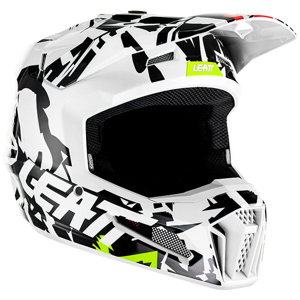 Studio product image of Leatt, Moto 3.5 V23 Jr Helmet (Youth), Colors: Fuel, Indigo, Stealth, Zebra, Sizes: Y-LG, Y-MD, SKU: 1023011651