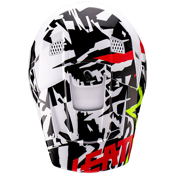 Detailed product image of Leatt, Moto 3.5 V23 Jr Helmet (Youth), Colors: Fuel, Indigo, Stealth, Zebra, Sizes: Y-LG, Y-MD, SKU: 1023011651