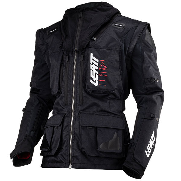 Product image of Leatt, Moto 5.5 Enduro Jacket in Black, Colors: Black, Blue, Cactus, Sizes: 2-5, SKU: 5023030103