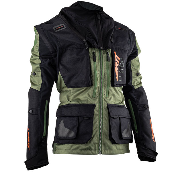 Product image of Leatt, Moto 5.5 Enduro Jacket in Blue, Colors: Black, Blue, Cactus, Sizes: 2-5, SKU: 5023030103