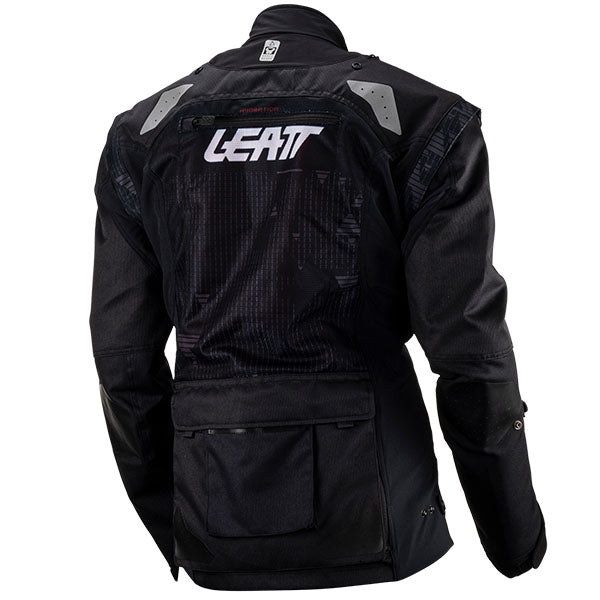 Studio product image of Leatt, Moto 4.5 X-Flow Jacket in Black, Sizes: 2-5, SKU: 5023030353