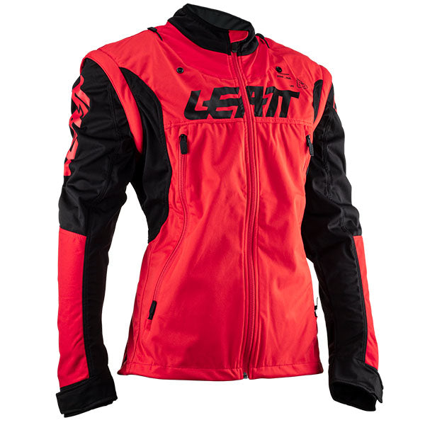Product image of Leatt, Moto 4.5 Lite Jacket in Black, Colors: Black, Red, Sizes: 2-5, SKU: 5023030500