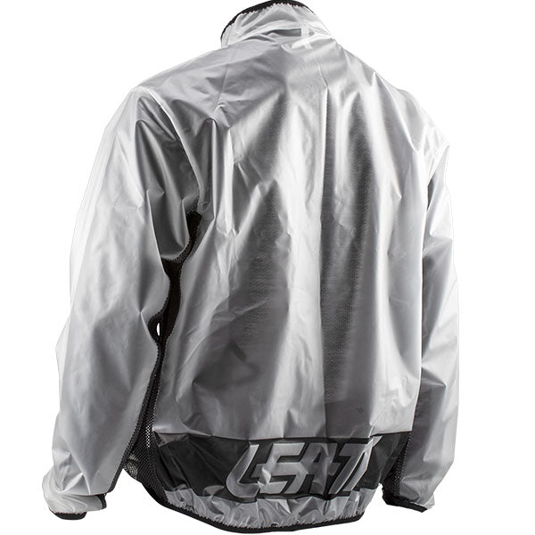 Product photo showing Leatt, Moto Race Cover Jacket in Translucent, Colors: Smoke, Translucent, Sizes: 2-5, SKU: 5020001012