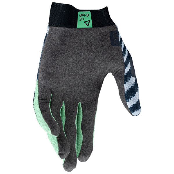 Product photo showing Leatt, Moto 1.5 GripR Glove in Cheetah, Colors: Argon, Carnival, Cheetah, Glamis, Matcha, Sizes: 2-2, SKU: 6025350464