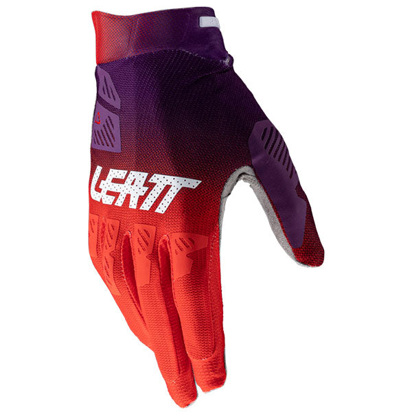 Product photo showing Leatt, Moto 2.5 X-Flow Glove in PitBoard Ruby, Colors: Flame, Matcha, PitBoard Royal, PitBoard Ruby, SunBurn, Sizes: 2-2, SKU: 6025350323