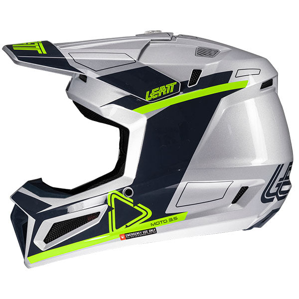 Product image of Leatt, Moto 3.5 V25 Helmet Kit in XL, Colors: 2XL, LG, MD, SM, XL, XS, Sizes: Blue, Matcha, Red, Royal, Stealth, Steel, White, SKU: 1025100464