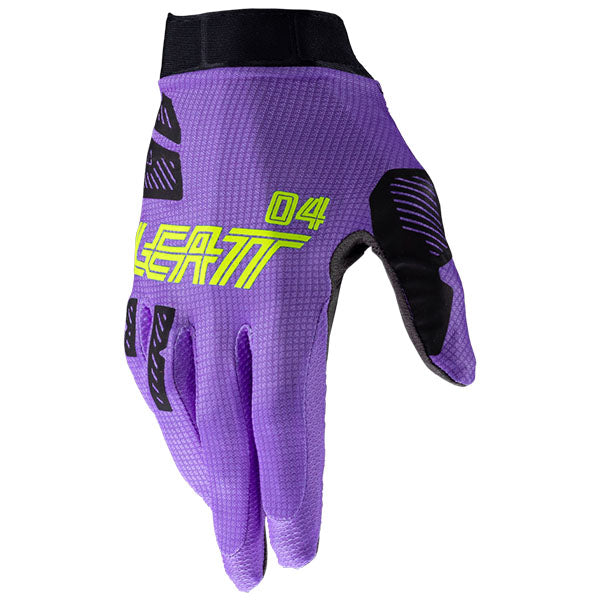 Product photo showing Leatt, Moto 1.5 GripR Glove in Matcha, Colors: Argon, Carnival, Cheetah, Glamis, Matcha, Sizes: 2-2, SKU: 6025350464