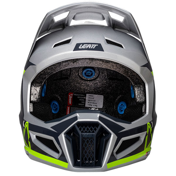 Image showing Leatt, Moto 3.5 V25 Helmet Kit in XL, Colors: 2XL, LG, MD, SM, XL, XS, Sizes: Blue, Matcha, Red, Royal, Stealth, Steel, White, SKU: 1025100464
