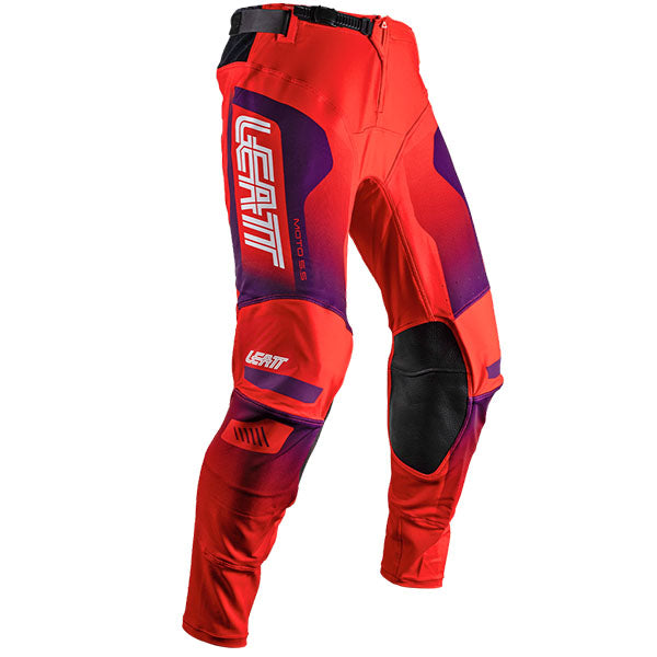 Product photo showing Leatt, Moto 5.5 I.K.S Pant in Cheetah, Colors: Cheetah, Flame, Matcha, Stealth, Sunburn, Sizes: 28-40, SKU: 5025300381