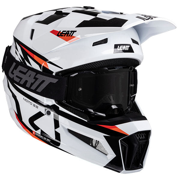 Product image of Leatt, Moto 3.5 V25 Helmet Kit in XL, Colors: 2XL, LG, MD, SM, XL, XS, Sizes: Blue, Matcha, Red, Royal, Stealth, Steel, White, SKU: 1025100464