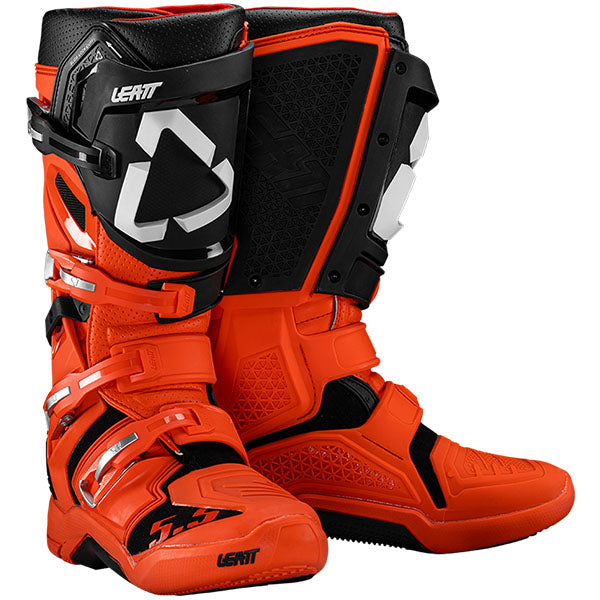 Image showing Leatt, 5.5 FlexLock Boots in Orange, Colors: Cheetah, Orange, Sizes: 7-13, SKU: 3025400165