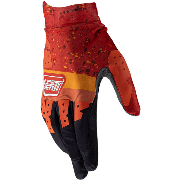 Product image of Leatt, Moto 2.5 Windblock Glove in Burn, Sizes: 2-2