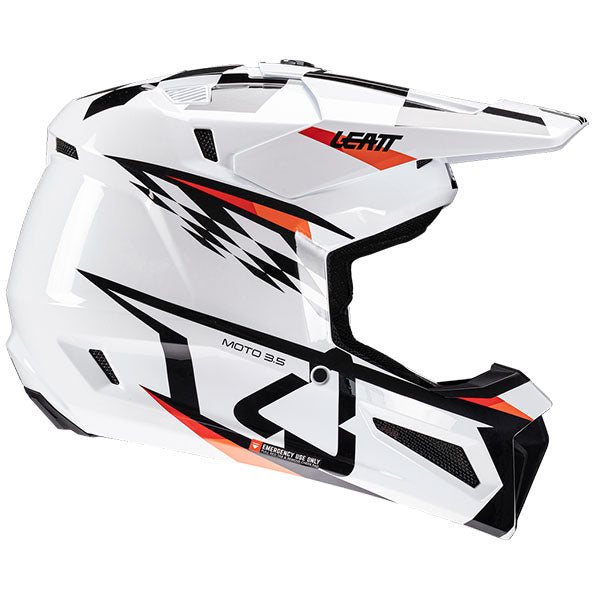 Image showing Leatt, Moto 3.5 V25 Helmet Kit in XL, Colors: 2XL, LG, MD, SM, XL, XS, Sizes: Blue, Matcha, Red, Royal, Stealth, Steel, White, SKU: 1025100464