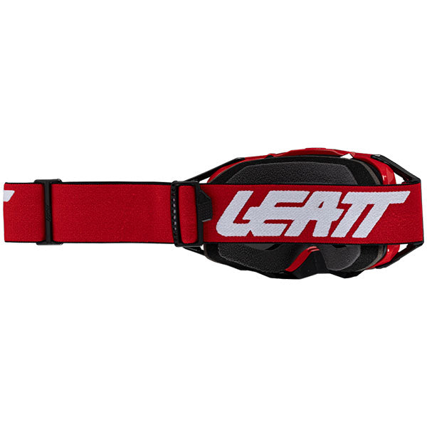 Product photo showing Leatt, Velocity 6.5 Goggle, Colors: Flame, Clear 83%, Graphene Grey, Light Grey 58%, Red, Clear 83%, Royal, Light Grey 58%, SunDown, Light Grey 58%
