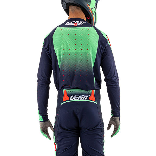 Detailed product image of Leatt, Moto 4.5 Lite Jersey in SunBurn, Colors: Argon, Glamis, Matcha, Pitboard Royal, Ruby, Stealth, SunBurn, Sizes: 2-3, SKU: 5025300463
