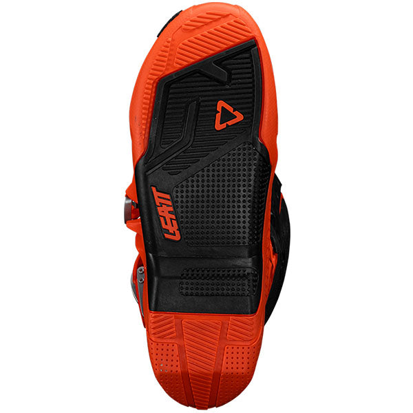 Product photo showing Leatt, 5.5 FlexLock Boots in Orange, Colors: Cheetah, Orange, Sizes: 7-13, SKU: 3025400165