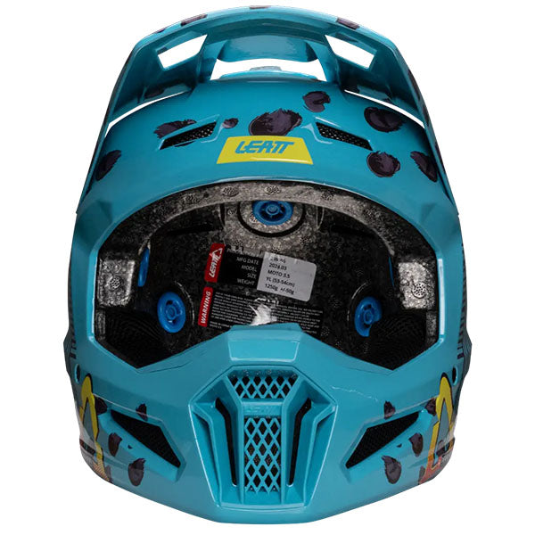 Detailed product image of Leatt, Moto 3.5 V25 Helmet Kit (Youth), Colors: Black, Cheetah, Royal, White, Sizes: Y-LG, Y-MD