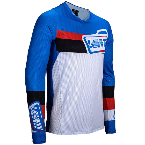 Product photo showing Leatt, Moto 4.5 Lite Jersey in Glamis, Colors: Argon, Glamis, Matcha, Pitboard Royal, Ruby, Stealth, SunBurn, Sizes: 2-3, SKU: 5025300463