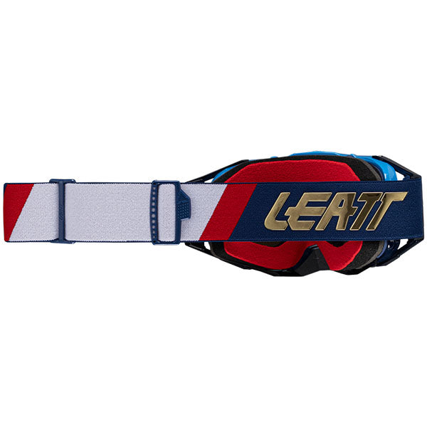 Detailed product image of Leatt, Velocity 6.5 Cryztal Iriz Goggle in White Prisma, Colors: Flame Platinum, Pink Fuchsia, Royal Fuchsia, White Prisma